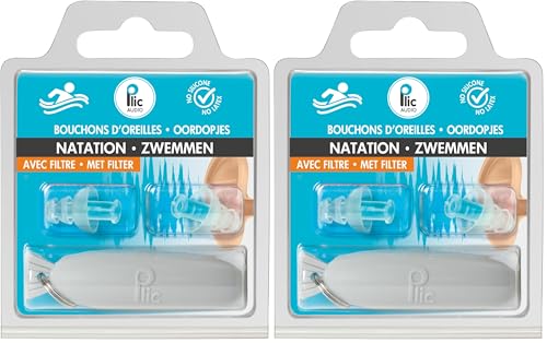 Eau dans les oreilles ? Bouchons piscine PLIC AUDIO réutilisables