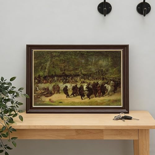 Tableau The Bear Dance grand format pour habiller un mur vide toile