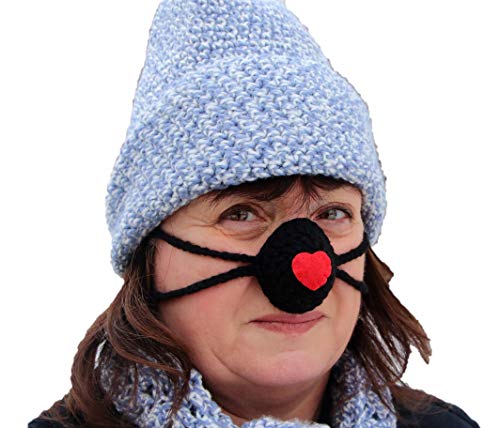 Crochet Sweetheart Nose Warmer - Great Christmas, Valentines, Anniversary, Birthday Gift for Him or Her