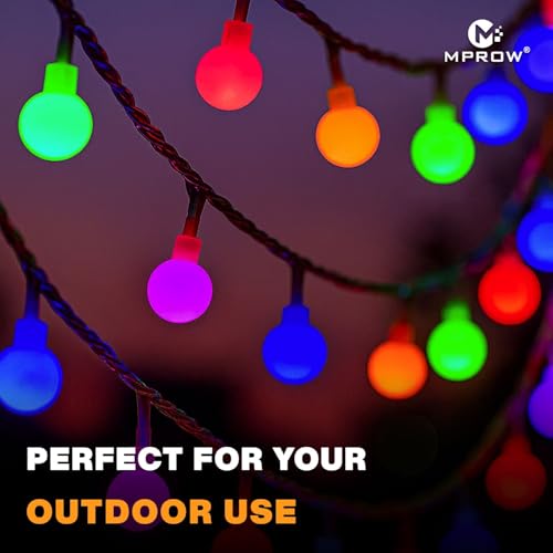 Image of MPROW Multi-Color LED Berry Ball String Lights for Decoration (Set of 1) - Water Resistant Decorative Fairy Lights for Diwali, Christmas, Wedding & Home Decor - Festive Ambiance Smart Lighting