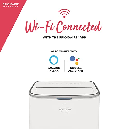 Frigidaire GHPC132AB1 13,000 BTU Cool Connect Portable Air Conditioner with Wi-Fi - 13000 BTU, White