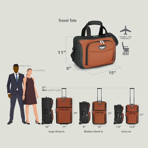 Image of Travel Select Amsterdam Softside Expandable Luggage with Rolling Wheels, Gray, 4-Piece Set (15 /21 /25 /29)