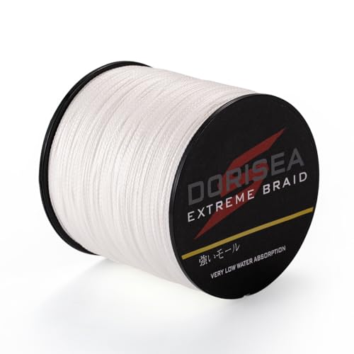 Tresse extrême blanche 100m 0.40mm anti perruque pour lancer lourd