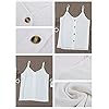 BLENCOT-Womens-Button-Down-V-Neck-Strappy-Tank-Tops-Loose-Casual-Sleeveless-Shirts-Blouses BLENCOT Tank Tops for Women Button-up V Neck Summer Casual Sleeveless Shirts Spaghetti Strap Dressy Tops White S
