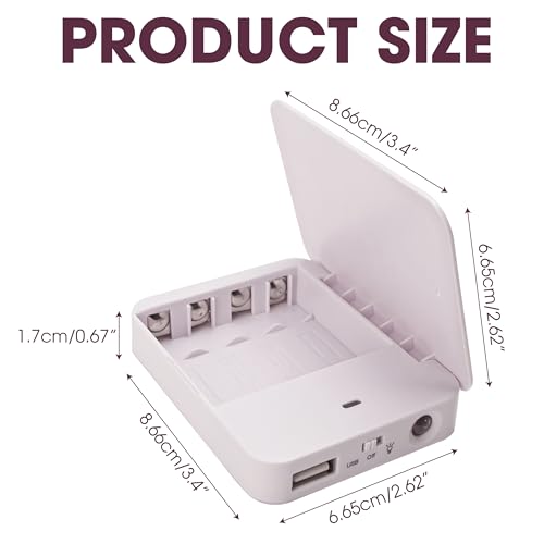 BuleVina 4AA Operated Battery Powered Phone Charger Holder の商品画像 1