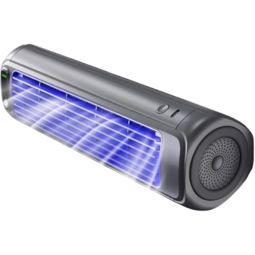 Emidor �|�[�^�u���G�A�R�� ���^�t�@�� �ƒ�p�N�[�����o�C���G�A�R�� �Ɨ��Ǌ|���t�@�� �ݒu�s�v �É� 3�i�K���� �}����p �ȃG�l �Ⓚ�@�� USB�[�d �Q�� ���r���O���[�� �I�t�B�X �L�b�`�� �o���R�j�[�A�o�X���[�� ���ȂǂɍœK �u���b�N 8.