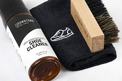 Sneaker Cleaning Kit - Foaming Top 5.1oz All-In-One Natural Cleaning Solution - Works on Suede, White Shoes, Golf Shoes, Canvas, Rubber and soles