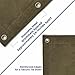 Tarps Now 10x12 ft Heavy Duty Canvas Tarp, 36 Mil, 16 Oz Industrial Grade Fabric with Stainless Steel Grommets, Reinforced Edges, Waxed Canvas Drop Cloth for Outdoors, Automotive, Construction & More