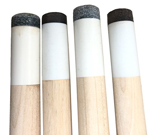 Havoc Commercial Quality One Piece House Pool Cue Set Billiards Sticks For Home Bars Pool Halls (4 Cues) #TOP4