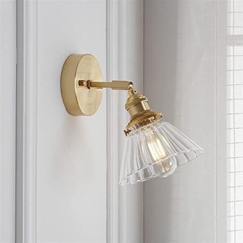 Applique murale en cuivre LED moderne luminaire miroir salle de bain et escalier entrée