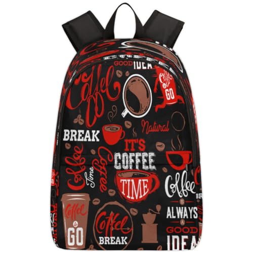 Sac à dos café 17,4 L pour ordinateur portable et école