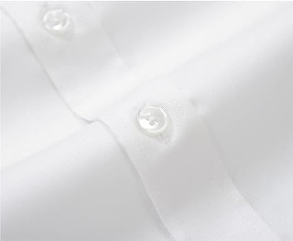 Elonglin Men's Slim Fit Long Sleeve Dress Shirt - Solid Color, Classic Casual Style - View #9