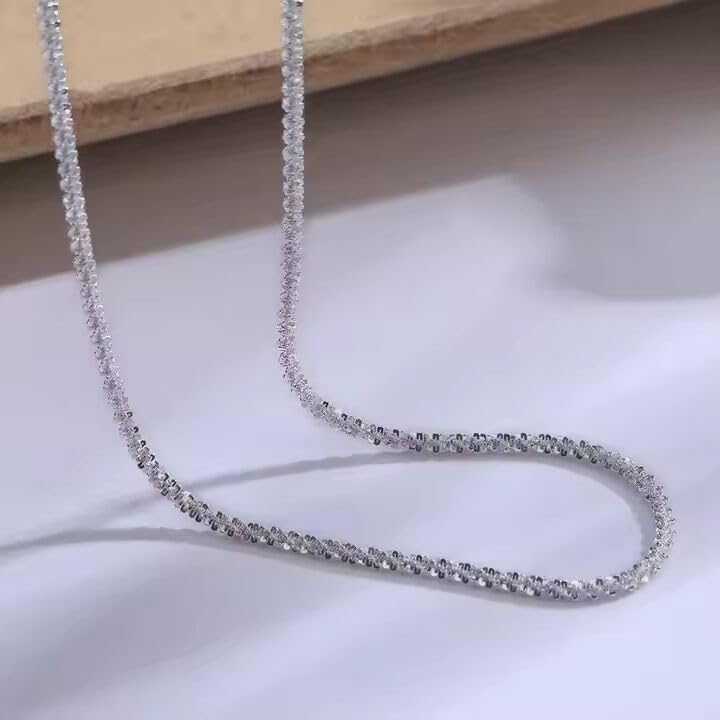 Image of THE MEN THING Chain for Men, Luxury Pure Titanium Steel Chain | Silver Stainless Steel Chain | Necklace Jewellery for Men & Boys