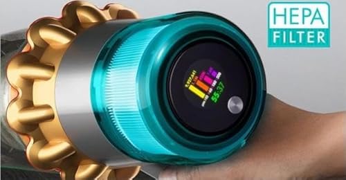 Dyson V15 Detect Absolute Aspirateur à bâton HEPA Batterie Sec Sans sac Or