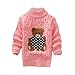 TinaDeer Kinder Rollkragenpullover Jungen Mädchen Strickpullover Winter Weihnachten Strick Pullover Pulli Baby Kleinkind Sweatshirt Langarm Strickpulli Bär Druck Sweater Tops (Rosa, 18-24 Monate) TinaDeer günstig Kaufen-TinaDeer Kinder Rollkragenpullover Jungen Mädchen Strickpullover Winter Weihnachten Strick Pullover Pulli Baby Kleinkind Sweatshirt Langarm Strickpulli Bär Druck Sweater Tops (Rosa, 18-24 Monate)