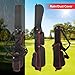 Golf Stand Bag 2 Way Divider，Par 3 Golf Bag with 6 Pockets Holds Up to 7 Clubs Dual Strap Small Golf Bag for Men & Women
