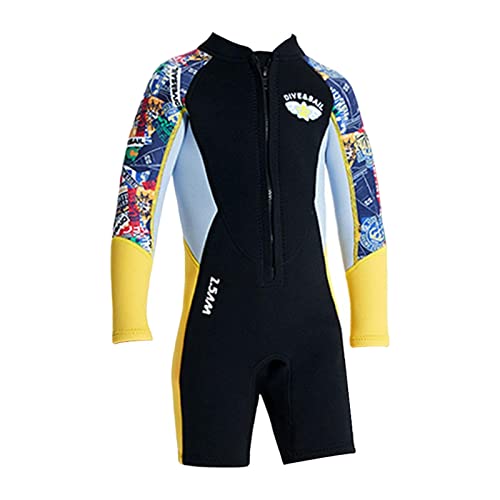 Muta termica in neoprene da 2,5 mm, per bambini, per surf, vela, kayak, nero, XXL