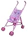 Produktbild 50cm Kinder Puppenwagen | Buggy Spielzeug Kinderwagen - Puppenzubehör | zusammenklappere Puppenkarre | Babypuppenwagen | Farbe Pink-Rosa