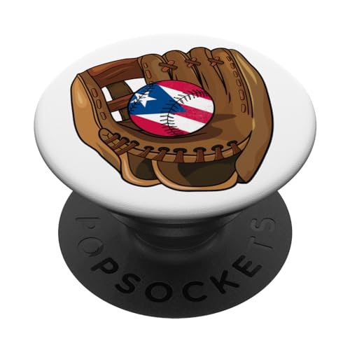 Puerto Rico Baseball Sport Puerto Rico Baseball PopSockets PopGrip Intercambiable