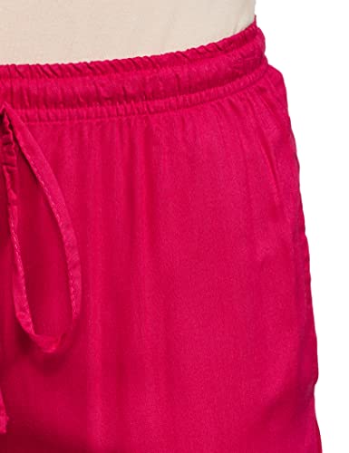 Image of BIBA Women Rayon Regular Solid Pants