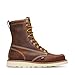 Thorogood American Heritage 8” Moc Toe Work Boots for Men Made with Full-Grain Leather, Soft Toe, Slip-Resistant Wedge Outsole and Comfort Footbed; EH Rated, Trail Crazy Horse - 10.5 D US