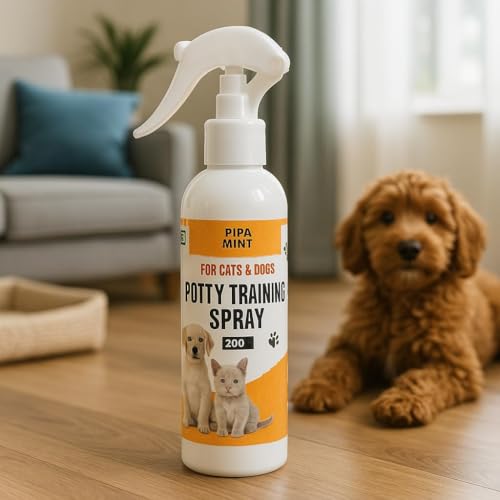 Image of Potty Training Spray for Puppy - 200ml Dog Potty Spray | Pee Spray for Dogs & Cats | Potty Spray for Dog Training | Pet Potty Training Spray | Dog Poop Spray for Training (Pack of 1)