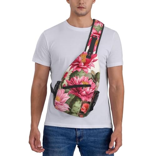 Bolso tipo bandolera Desert Cactus Flower unisex ligero para viajes miniatura 7