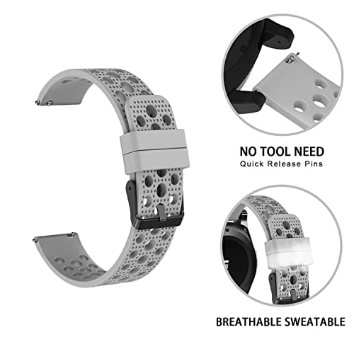Correa de silicona compatible con TOZO S3, sport strap con hebilla metálica miniatura 2