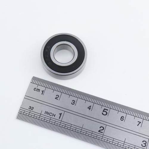 Image of Antrader 10Pcs 6001-2RS 12 x 28 x 8mm Double Sealed Deep Groove Ball Bearings
