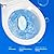 2X Cleaning Power Upgrade Formula Toilet Wand Refills, Fits for Clorox Wand, 50 Count Disposable Toilet Bowl Wand Refills - No Falling Apart, Fits Most Brand Toilet Brushes for Bathroom Cleaning