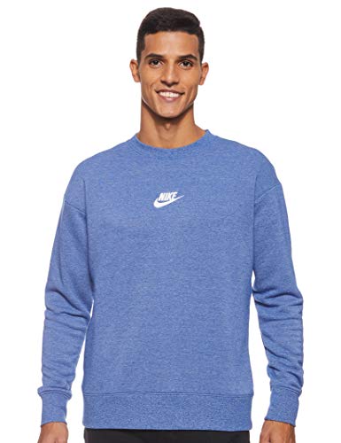 Haut à manches longues Nike 928427-438 pour homme en tissu respirant bleu
