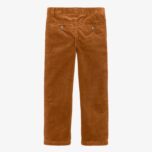 Boys Corduroy Pants Elastic Waist Vintage Trousers Kids Dress Suit Pants2