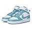 White/Denim Turquoise
