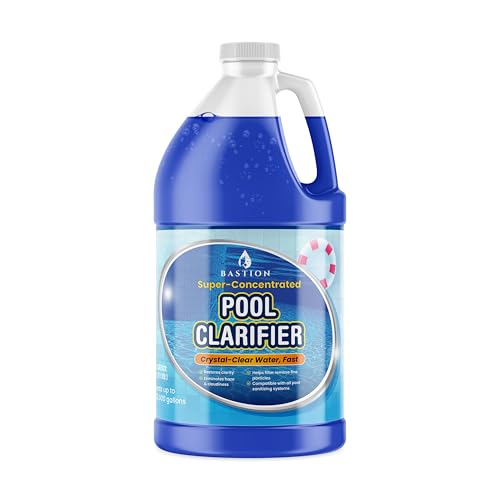 Pool Clarifier & Water Flocculant Super Concentrated Floc for Cloudy Above Ground & Inground Swimming Pools 64 oz Chlorine Saltwater Chemicals Compatible 1 oz Treats 5 000 Gallons