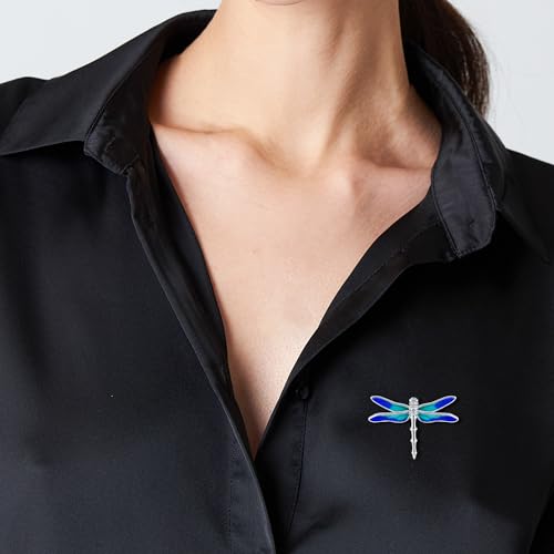 Image of Butterfly /Dragonfly /Penguin /Ghost Pin Butterfly Brooches Sterling Silver Butterfly Christmas Jewelry For Women Sister