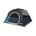 Coleman 4/6/8/10 Person Skydome Dark Room Tent with Rainfly, 5 Minute Setup, Blocks 90% of Sunlight, 20% More Headroom Than Traditional Tents
