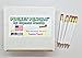 Half Pencils with Eraser - Golf, Classroom, Pew, Short, Mini, Non Toxic- Hexagon, Sharpened, #2 Pencil, Color - White, Box of 72, Pocket PencilsTM