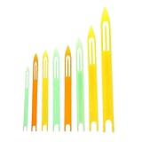 GEZICHTA Fishing Netting Needle 8pcs/Set Repair Net Line Shuttles Rustproof Tools Equipment Durable Random Color Mending Accessories Practical Weaving