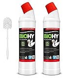✅ Higiene que se puede oler y ver: El cisne BiOHY WC deja un baño visiblemente limpio y un dulce y duradero aroma fresco.