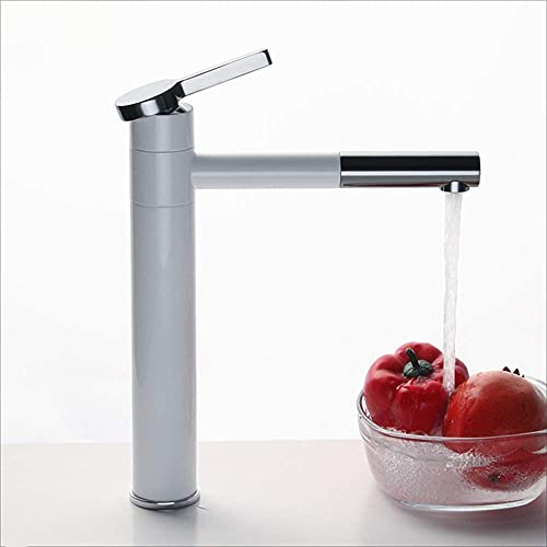 Grifo de cobre sin plomo con acabado de pintura para lavabo moderno