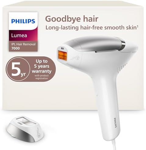 Philips Lumea 7000 Series IPL Hair Removal Device, for Women & Me...
