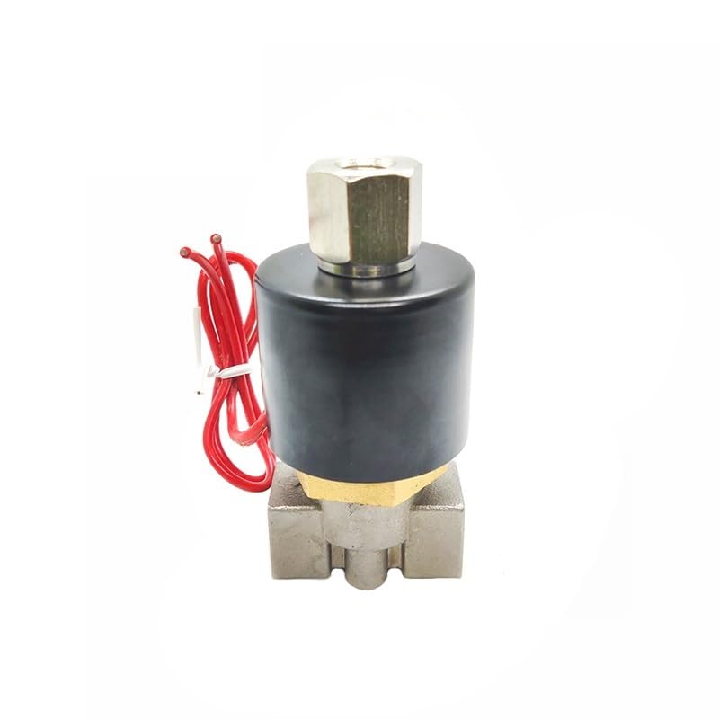 Électrovanne normalement fermée en acier inoxydable anti fuite 380V