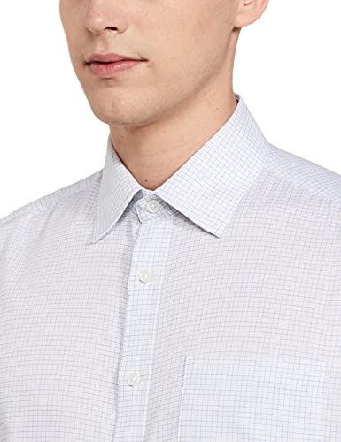 Image of Marks & Spencer Mens Solid Polyester Blend Collared Neck Regular Fit Easy Iron Shirt (Pack of 2)