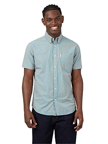 Ben Sherman Signature Core Gingham Shirt, New Orange, M