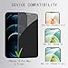 PEHAEL 2+2Pack for iPhone 12 Pro Max Privacy Screen Protector with Camera Lens Protector Full Coverage Anti-Spy Tempered Glass Film 9H Hardness Bubble Free [6.7 inch]