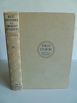 Hardcover BEST SPEECHES BY EMINENT SPEAKERS(1st Series) Book