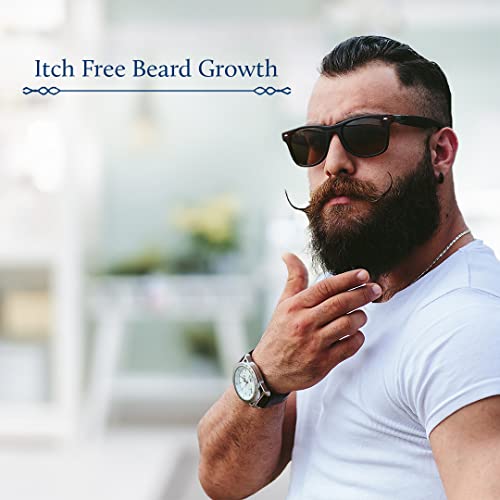 Blue Nectar Beard Oil For Men, Natural Moustache And Beard Growth Oil And Beard Softener For Softer, Helps In Dandruff Contains Sandalwood & Orange Peel Aroma #TOP2