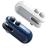 2pcs Mini Bag Sealer With Cutter And Magnet, Rechargeable Bag Sealer Mini, Mini Bag Sealer And Cutter For Snacks,Food Freshness Storage (White+Blue)