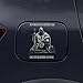 Premium Christian Templar Car Decal – Durable & Waterproof Vinyl Sticker 'He Who Kneels Before God' – Knight Templar Catholic Decal for Car, Truck, Window, Laptop, Tumbler (Size: 3.7'' x 4.7'')