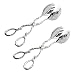 Enwinner 2-Pack Buffet Serving Tongs, Stainless Steel Chef Food Salad BBQ Serving Utensils, Set of 2, 9"